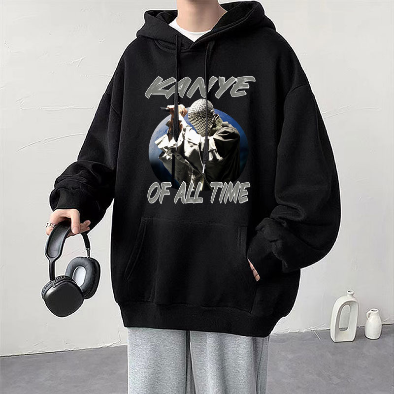 Rapper Kanye West Off All Time Graphic Hoodie