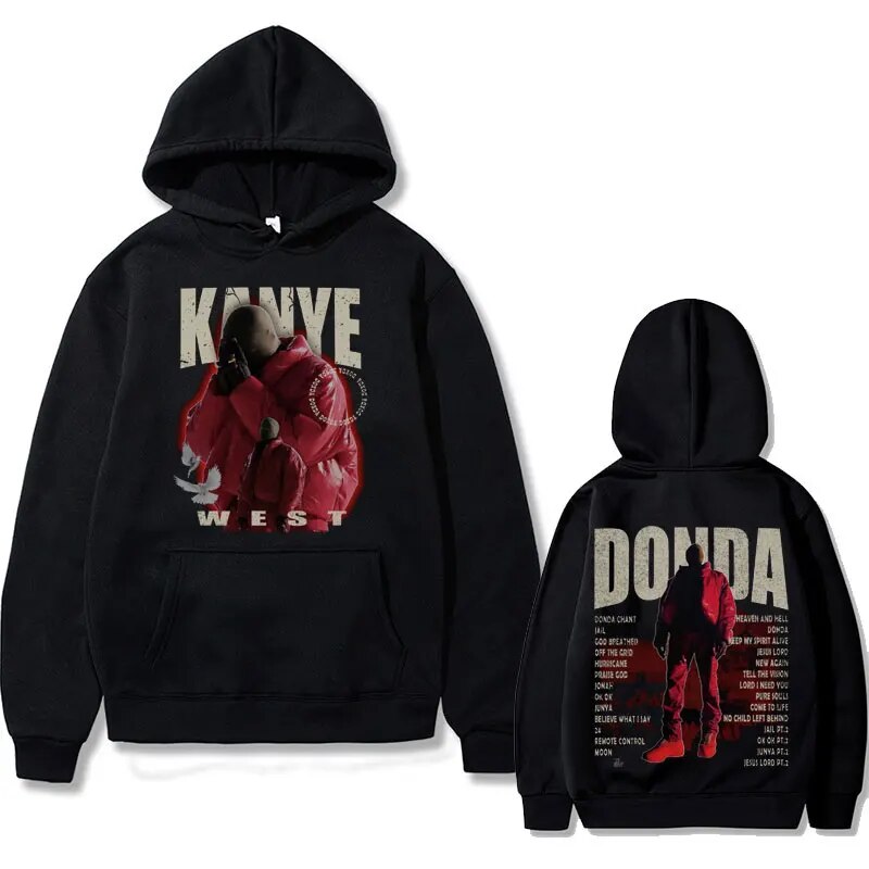 Rapper Kanye West Donda Music Album Concert Graphics Hoodie