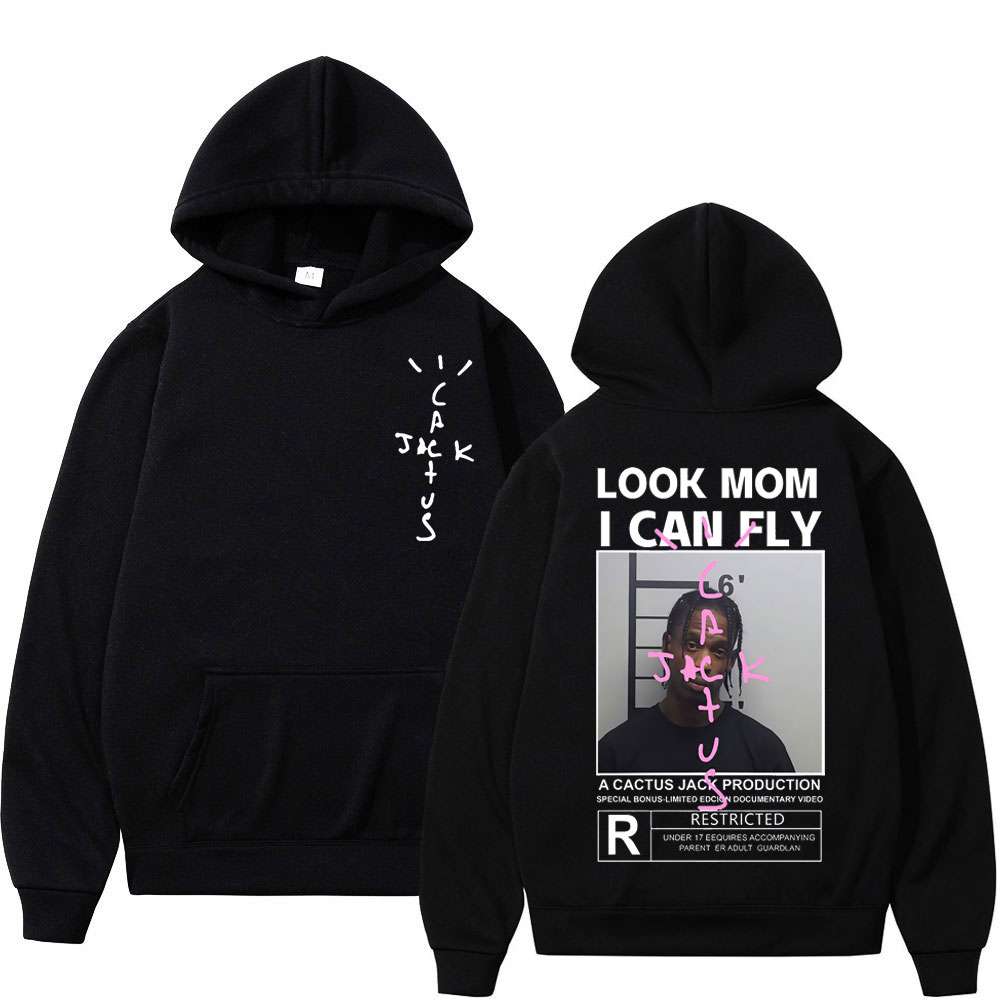 Rapper Cactus Jack Wink Utopia Graphics Hoodie