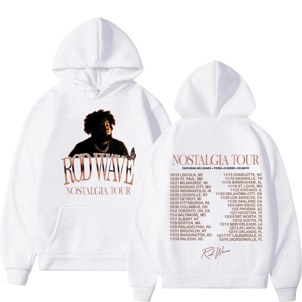 Rapper Rod Wave Album Nostalgia Tour Hoodie