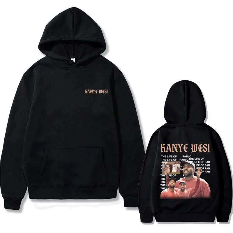 Rapper Kanye West The Life Of Pablo Music Album Printed Hoodie