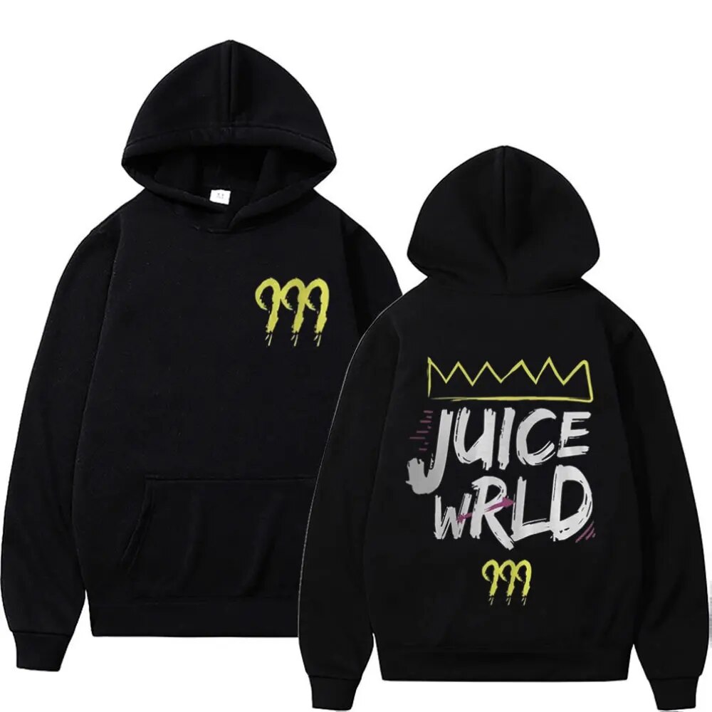 Rapper Juice Wrld 999 Vintage Hoodie Men Women Hip Hop Punk Pullovers Casual Long Sleeve Hoodie
