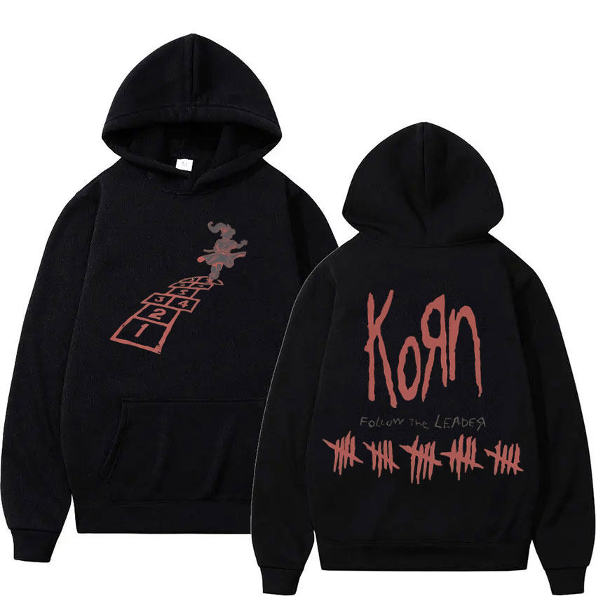 Getluckyquest Classic Rock Band Korn Hoodie