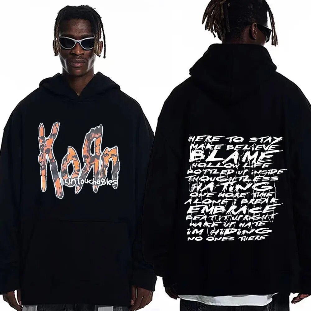 Rock Band Korn Untouchables Album Music Print Hoodie