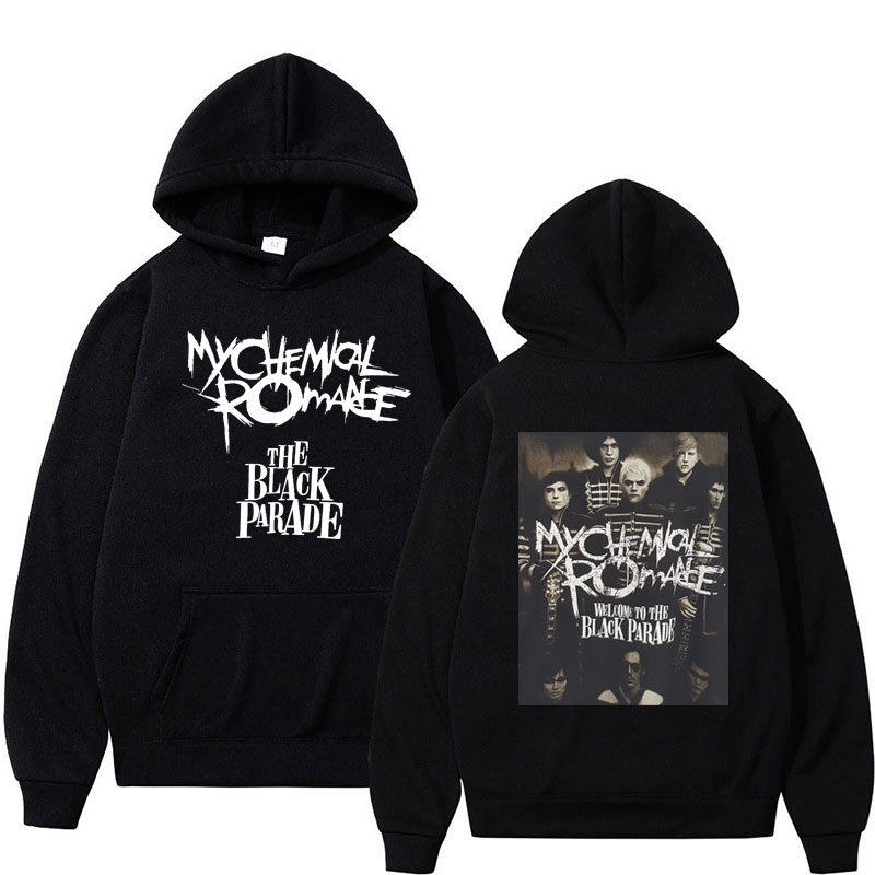 Getluckyquest Rock Band My Chemical Romance Retro Hoodie