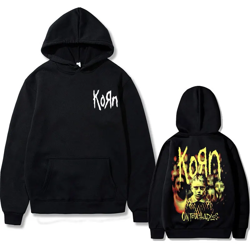 Rock Band Korn Untouchables Double Sided Print Hoodie