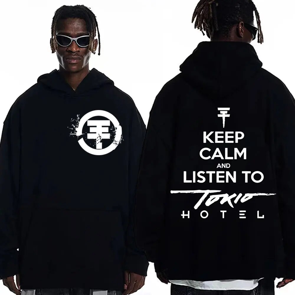 Rock Band Tokio Hotel Double Sided Print Hoodie