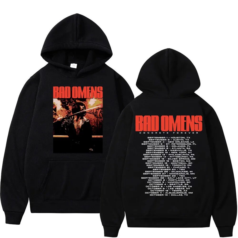 Bad Omens Band Music Tour Graphic Hoodie