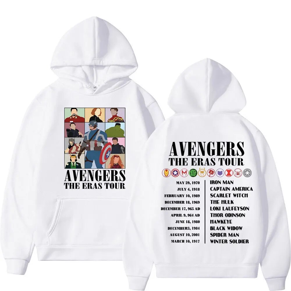 Avengers The Eras Tour Double Sided Print Hoodie
