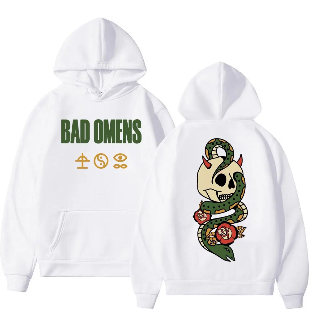 Bad Omens Band Double Sided Graphic Hoodie