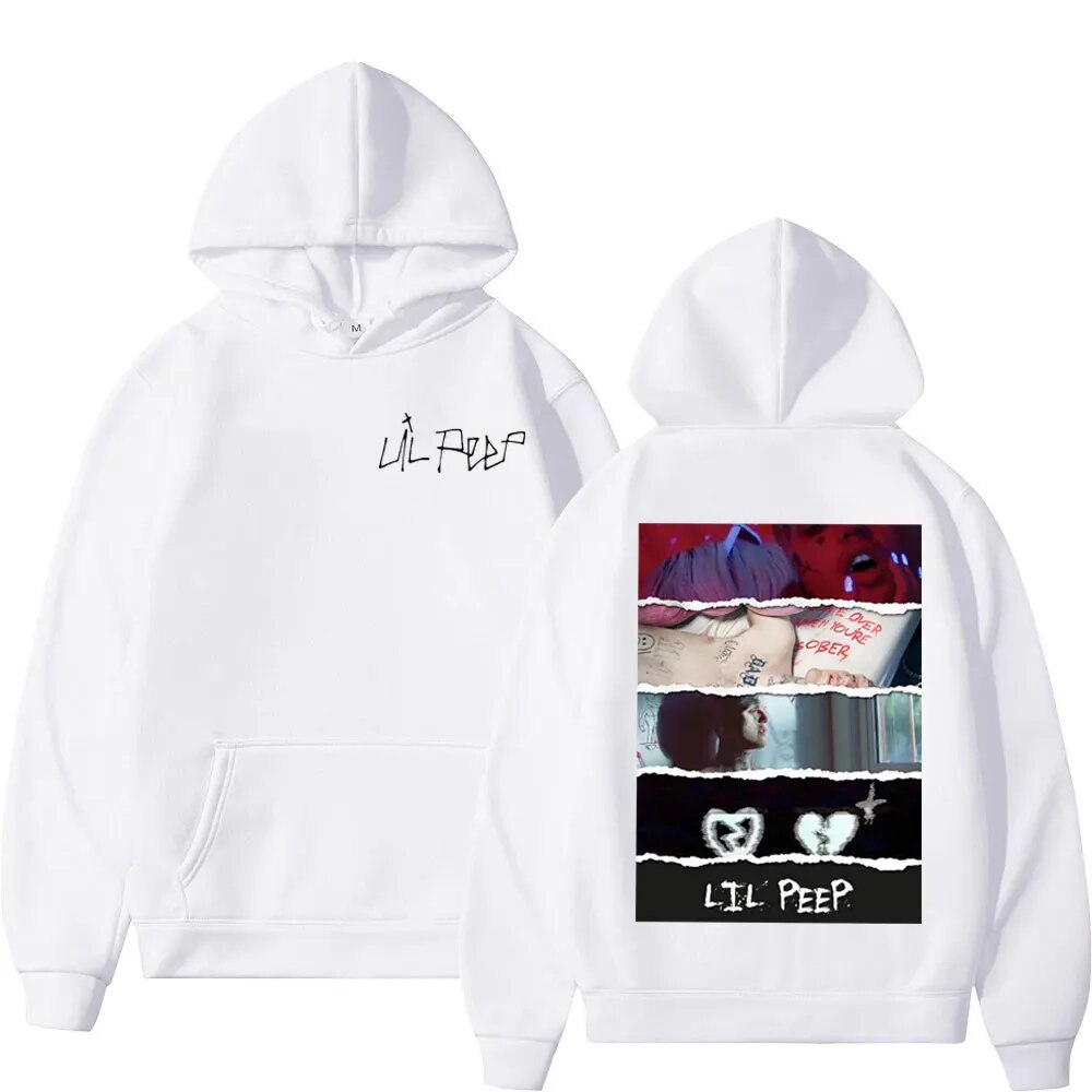 Rapper Lil Peep Music Album Print Hoodie