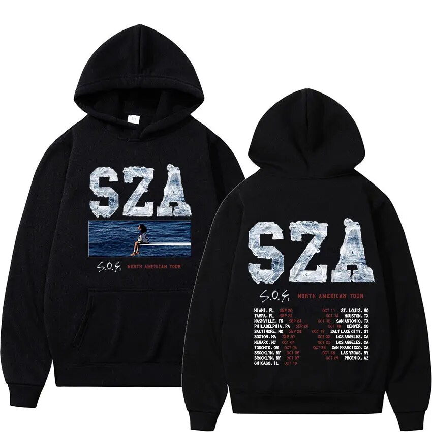 Getluckyquest Sza Concert Tour Hoodie