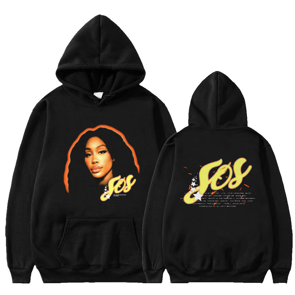 Flowingwaterpress Sza Music Album Sos Print Hoodie