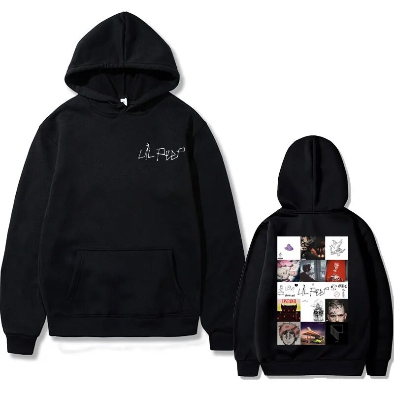 Rapepr Lil Peep Hip Hop Music Album Graphics Hoodie