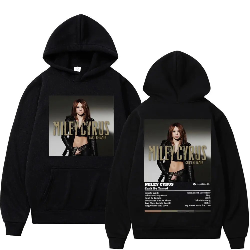 Singer Miley Cyrus Music Album Graphic Hoodie