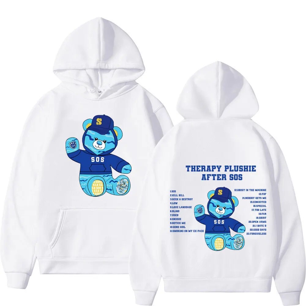 Sza Music Album Sos Printing Hoodie Men Women Harajuku Hip Hop Hoodie Vintage Hoodie