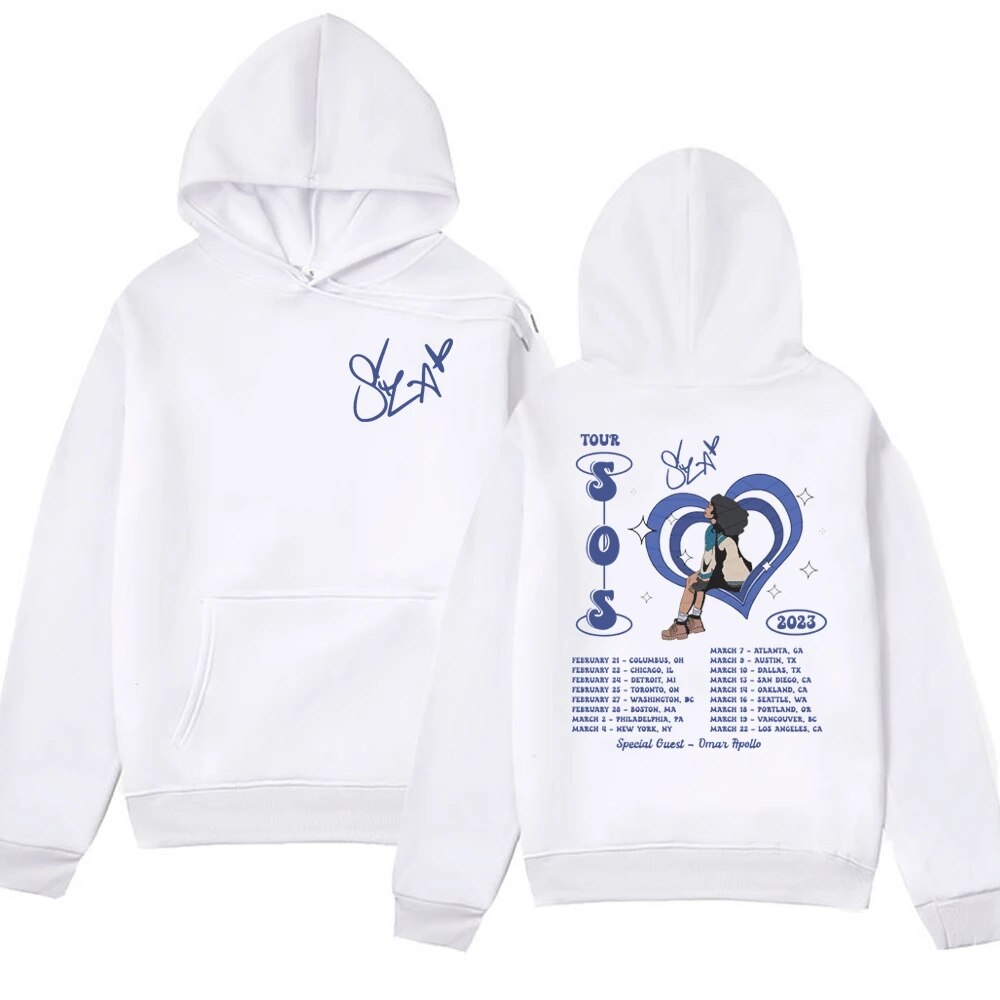 Sza Music Album Sos Graphic Hoodie