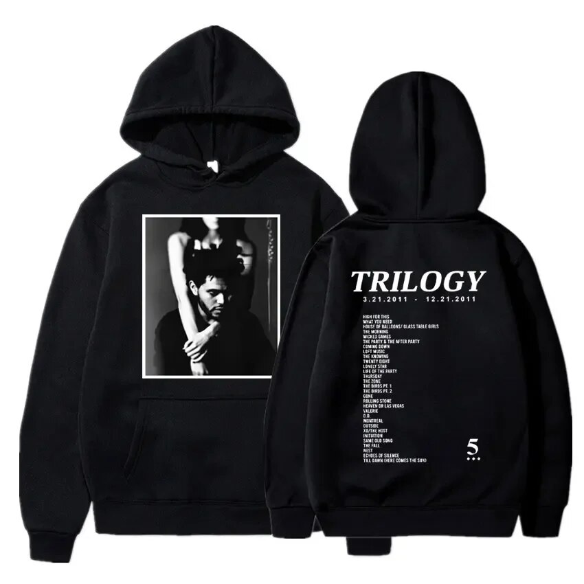 Flowingwaterpress The Weeknd Trilogy Music Album Hip Hop Hoodie