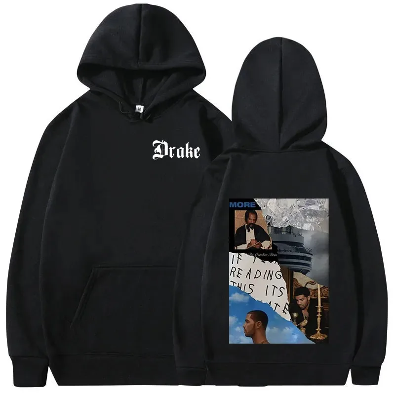 Rapper Drake Music Album Cover Graphic Hoodie