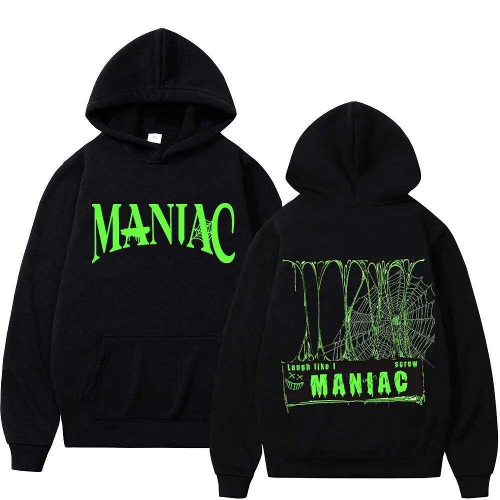 Flowingwaterpress Stray Kids Band Music Album Maniac Print Hoodie