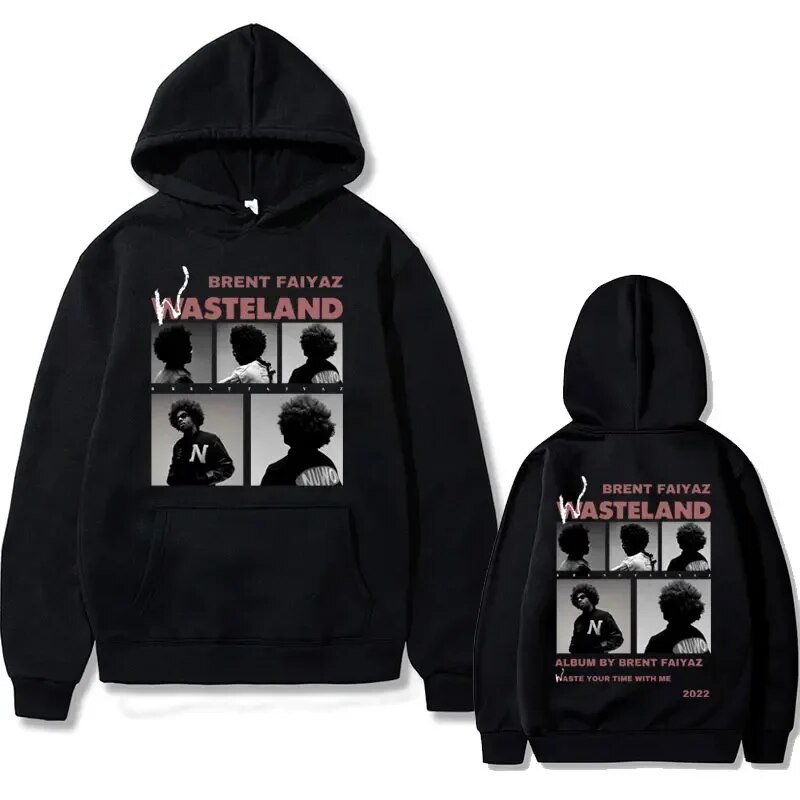 Tuledai Limited Edition Singer Brent Faiyaz Music Album Wasteland Hoodie