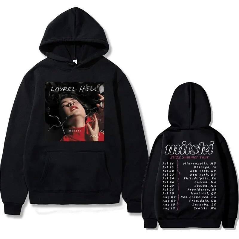 Tuledai Hot Sale Singer Mitski Laurel Hell Poster Music Album Print Hoodie