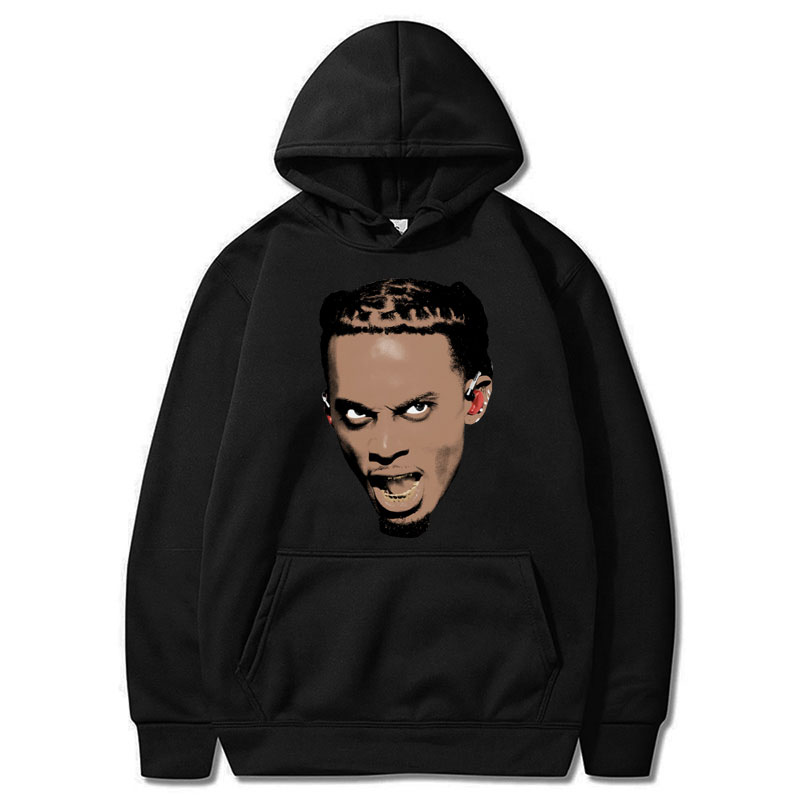 Haoxiefu Hip Hop Rapper Playboi Carti Graphic Hoodie