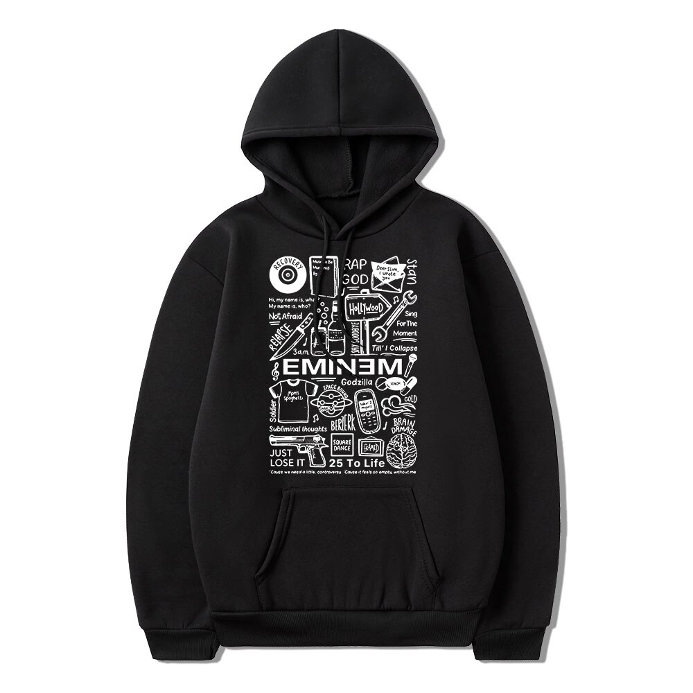 Sheruniverse Rapper Eminem Slim Shady Hoodie