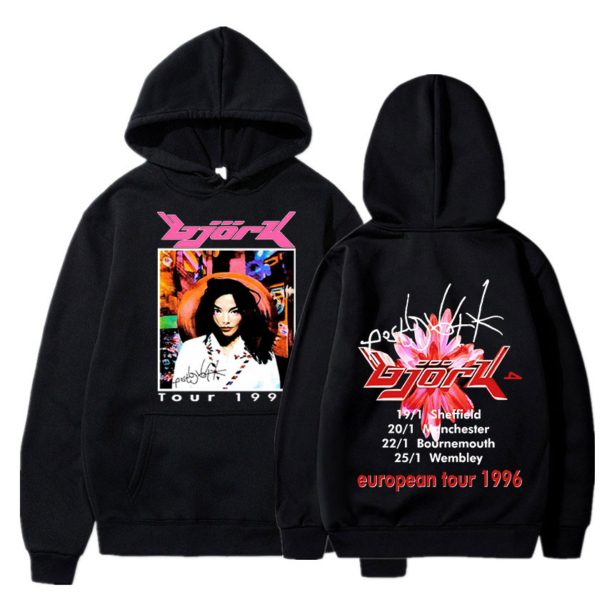 Sheruniverse Bjork Post European Tour 1996 Music Concert Hoodie