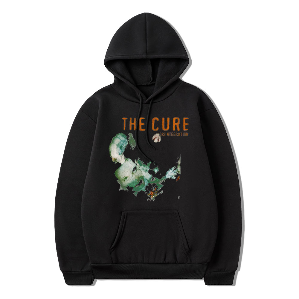 Sheruniverse Vintage Rock Band The Cure Disintegration Print Hoodie