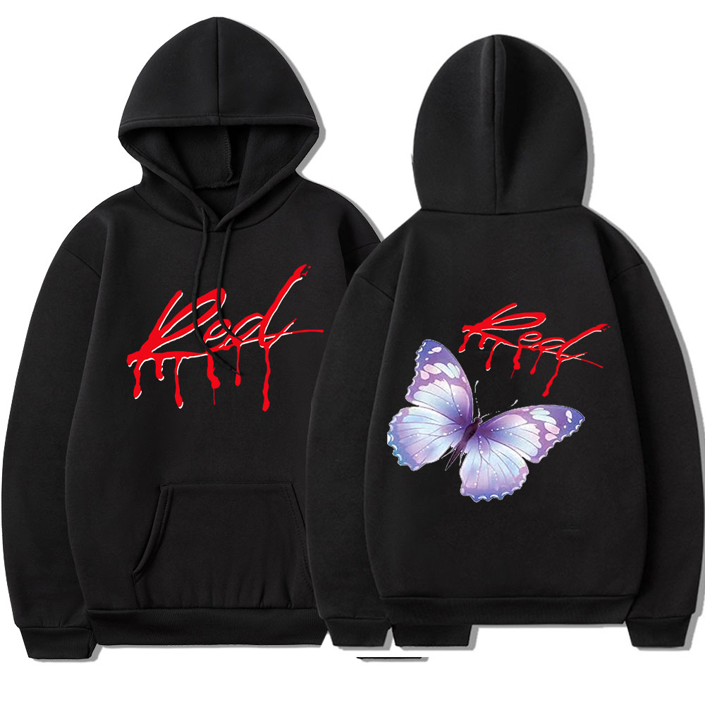 Sheruniverse Playboi Carti Music Album Whole Lotta Red Print Hoodie