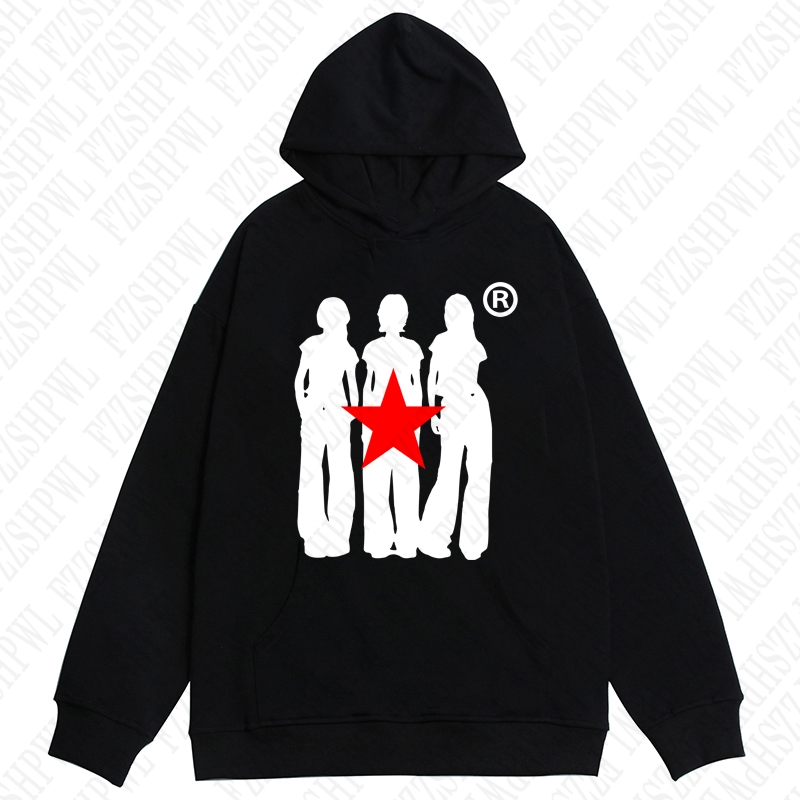 Sheruniverse Goth Comfortable Y2K Hoodie Hip Hop Punk Loose Long Sleeve Top Ripe Aesthetics Graphic Print Pullover