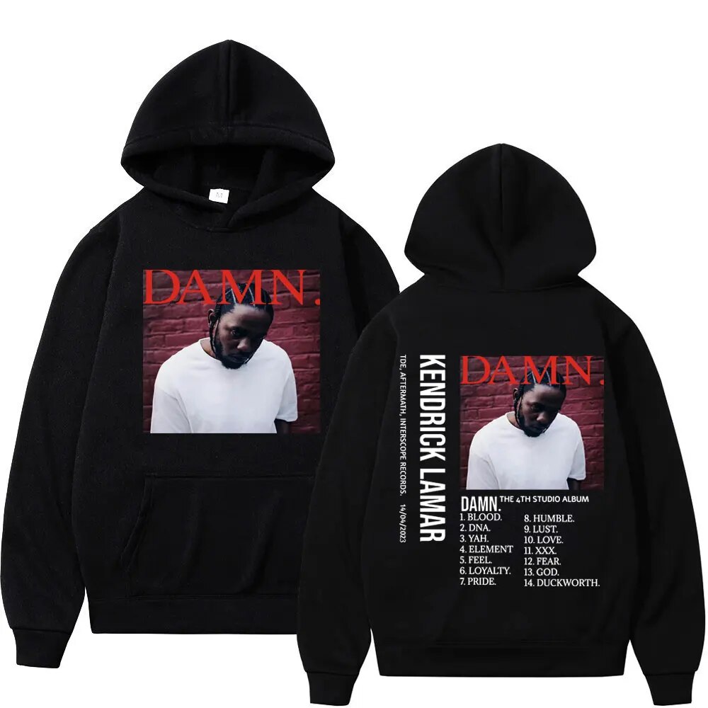 Rapper Kendrick Lamar Graphic Hoodie