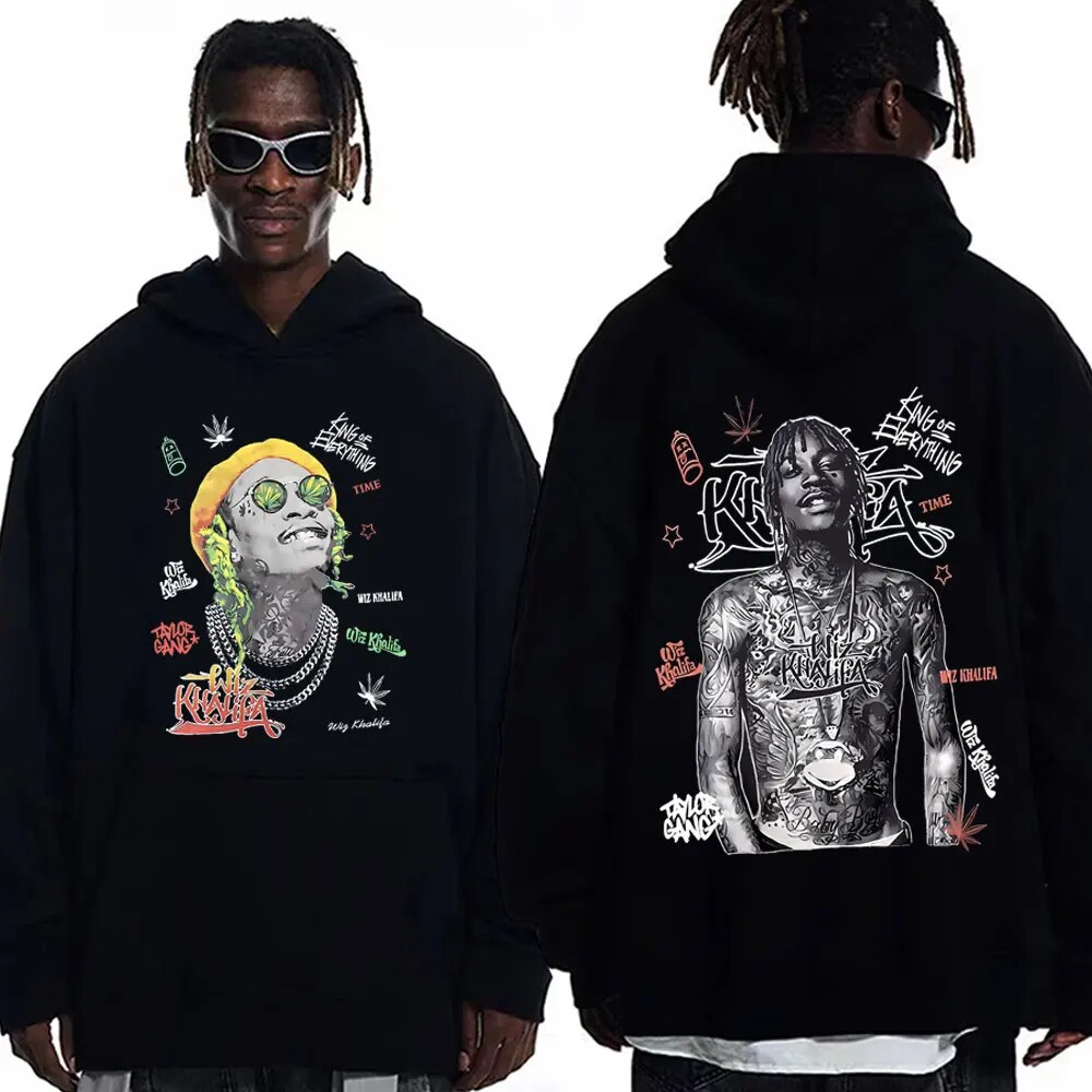 Rapper Wiz Khalifa Graphic Hoodie
