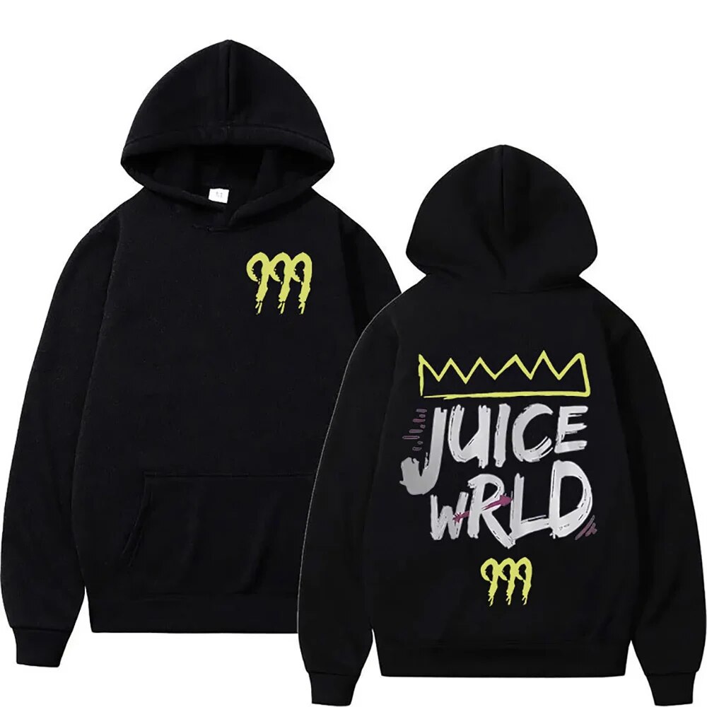 Rapper Juice Wrld 999 Print HoodieHip Hop Men Women Casual Hoodie Loose Y2K