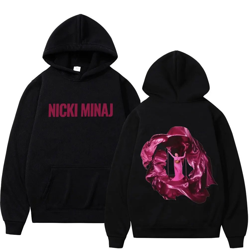 Rapper Nicki Minaj Album Double Sided Print Hoodie