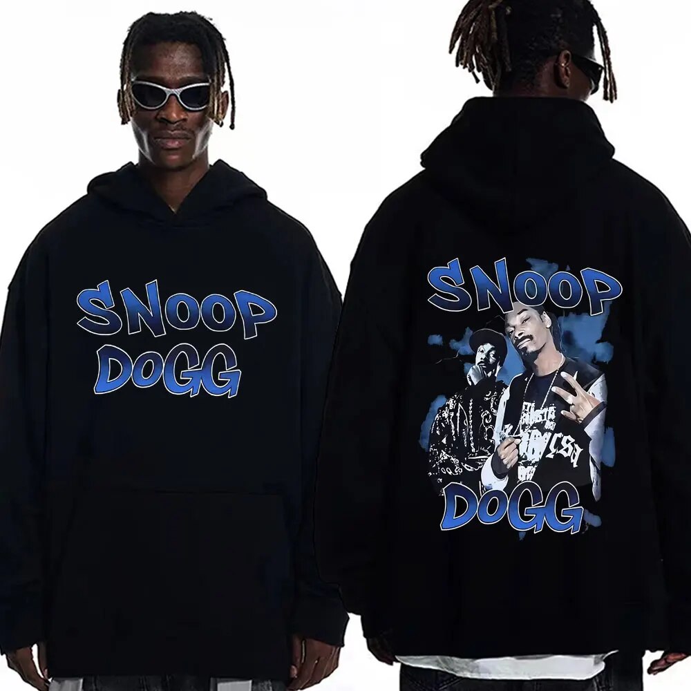 Rapper Snoop Doggy Dogg Print Hoodie