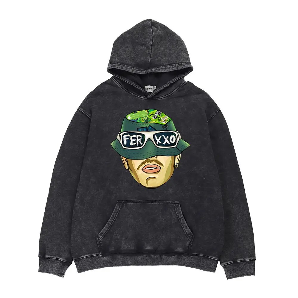 Feid Ferxxo Vintage Washed Hoodie