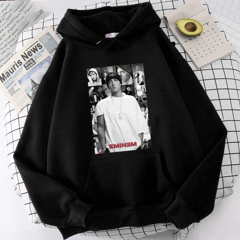 Rapper Eminem Wlkwo Printed Hoodie
