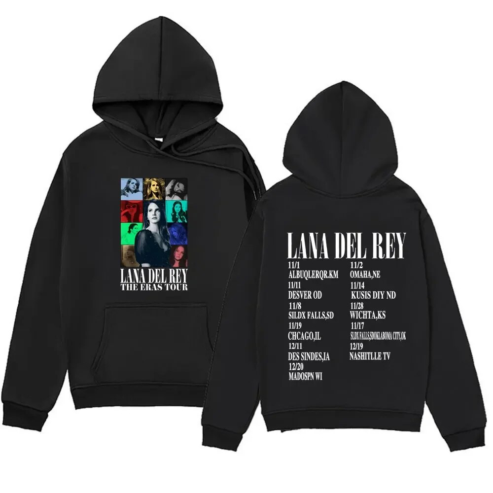 Aliyuezu Singer Lana Del Rey The Eras Tour Graphic Hoodie