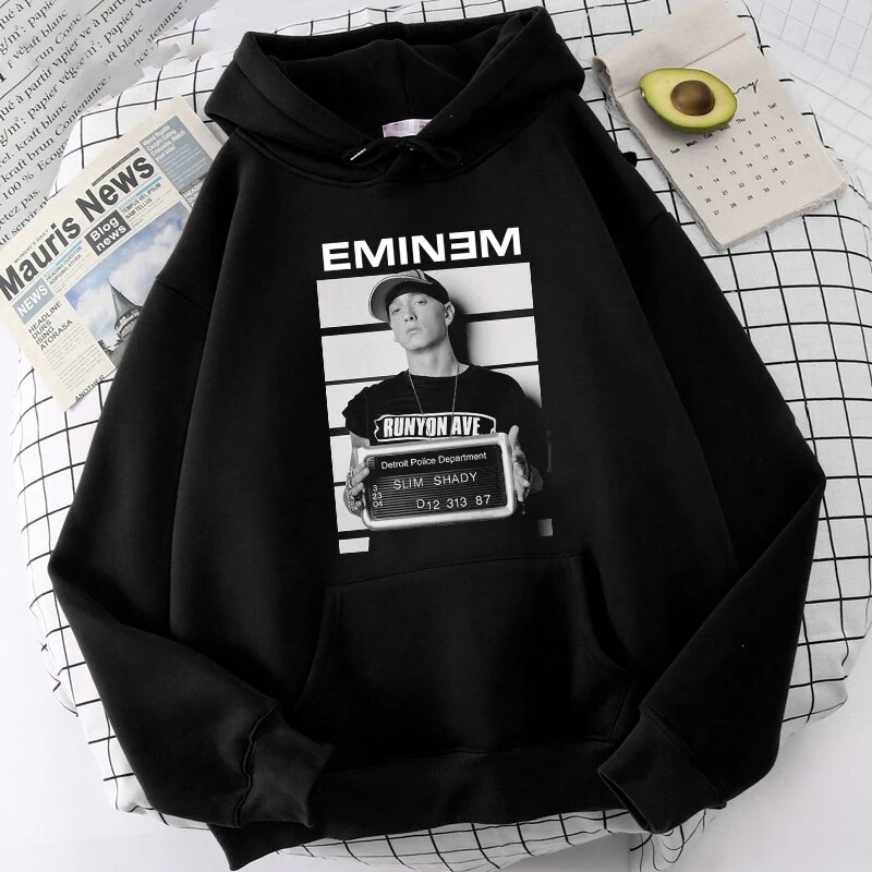 Rapper Eminem Wlkwo Printed Hoodie
