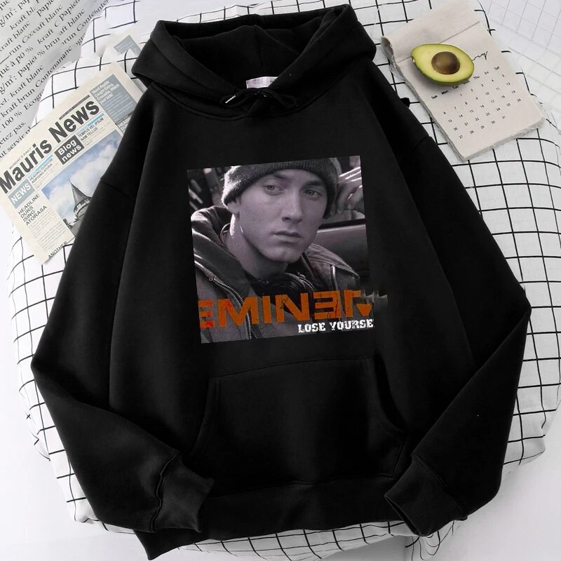 Rapper Eminem Wlkwo Printed Hoodie