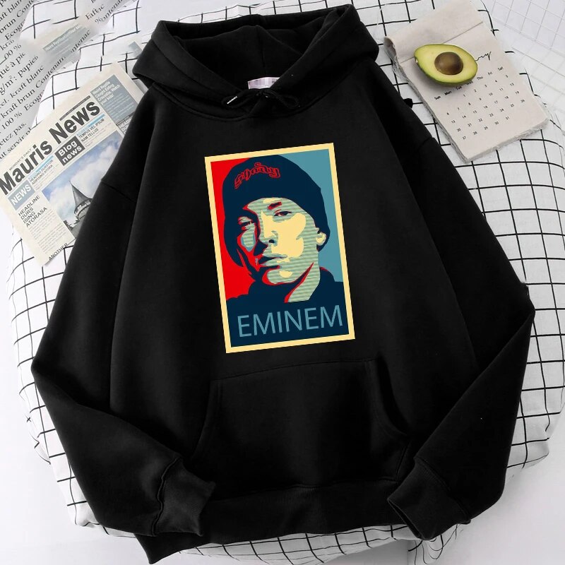 Rapper Eminem Wlkwo Printed Hoodie