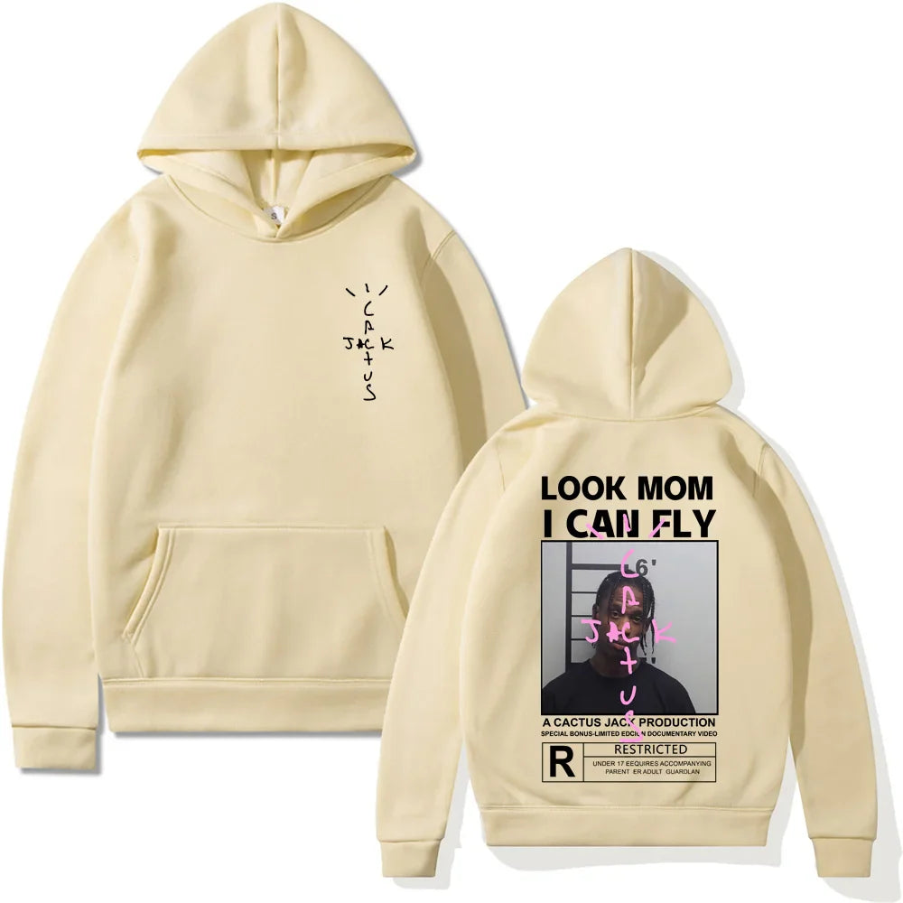 Cactus Jack HoodieHipster Look Mom I Can Fly Travis Scott Y2K
