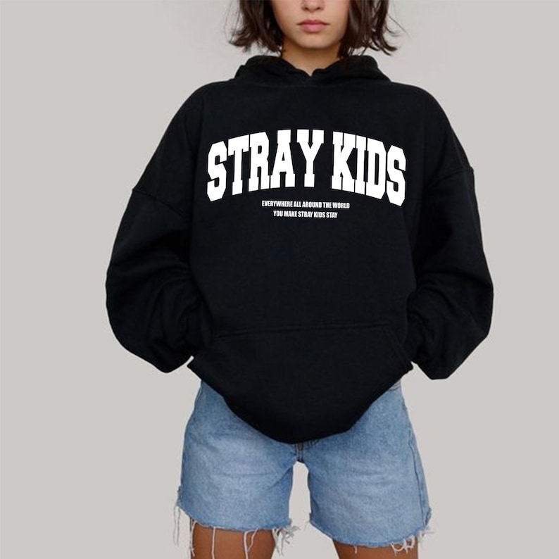 Stray Kids Everywhere All Around The World Hoodie Skzhop Hiptape
