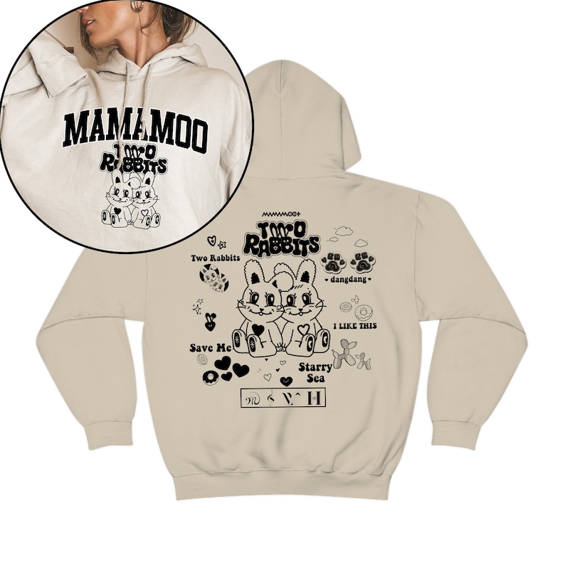 Mamamoo Two Rabbits Album Hoodie Mamamoo Kpop