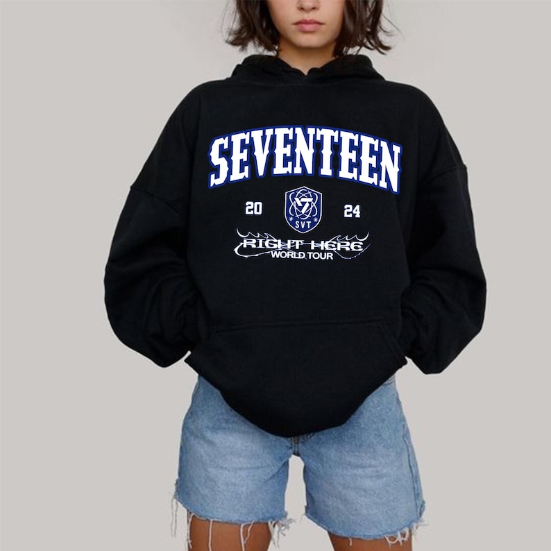 Seventeen Right Here World Tour Hoodie Seventeen Spill The Feels Album