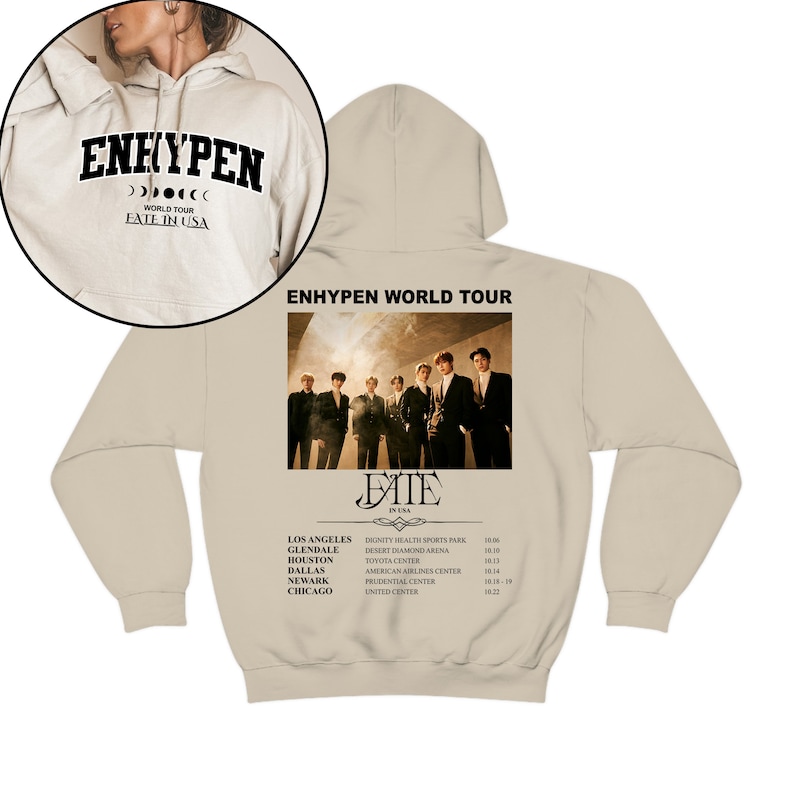 Enhypen Fate World Tour Hoodie En World Tour Fate