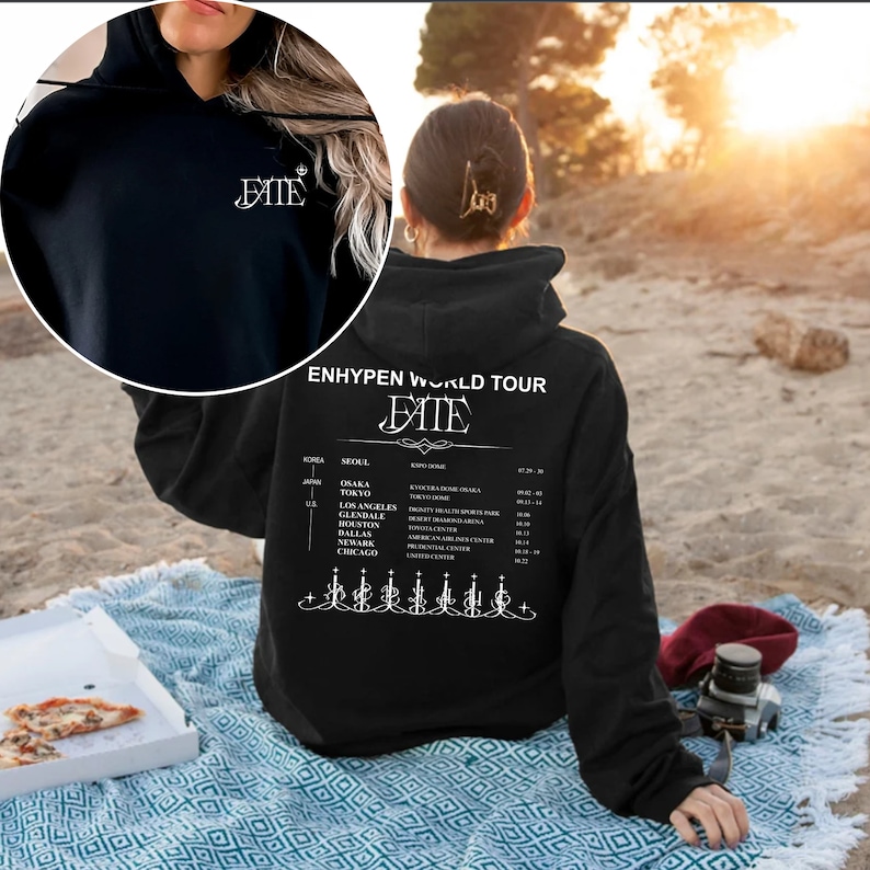 Enhypen Fate World Tour Hoodie En World Tour Fate