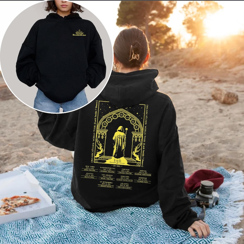 Dreamcatcher Luck Inside 7 Doors In Usa Hoodie Dreamcatcher Virtuous Album